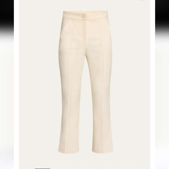 Veronica Beard Pants - VERONICA BEARD NWT KIMRA CROPPED PANTS ECRU  Size 10